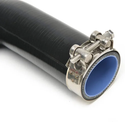 Vista 4 de Conector de codo de silicona de 4 capas de 2 pulgadas de 135 grados, ensamblador de manguera turbo, intercooler de tubería de entrada de aire