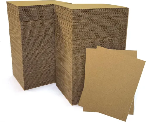 Vista 12 de ANSSDO - Paquete de 200 hojas de cartón para tarjetas intercambiables, protectores de envío Escudos de envío de tarjetas de cartón corrugado