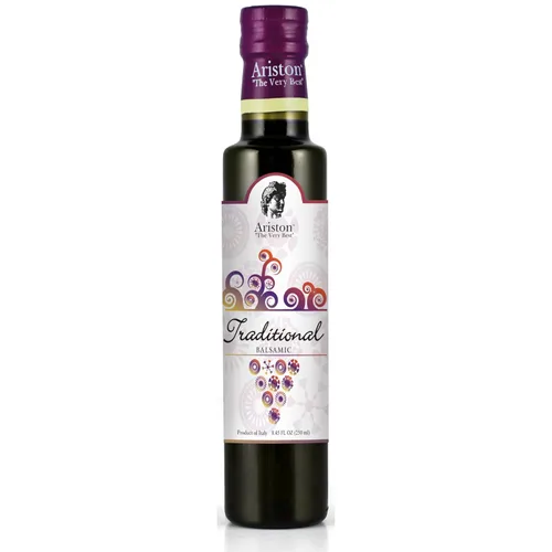Vista 15 de Ariston "Lo Mejor de lo Mejor" Vinagre balsámico premium – Envejecido en barril, calidad gourmet, producto de Italia – Vegano, sin gluten, sin OGM