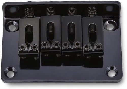 Vista 8 de Bnineteenteam Puente de guitarra eléctrica, puente de metal fijo para sillín rígido para caja de cigarrillos de 4 cuerdas, Ukelele de bajo con juego
