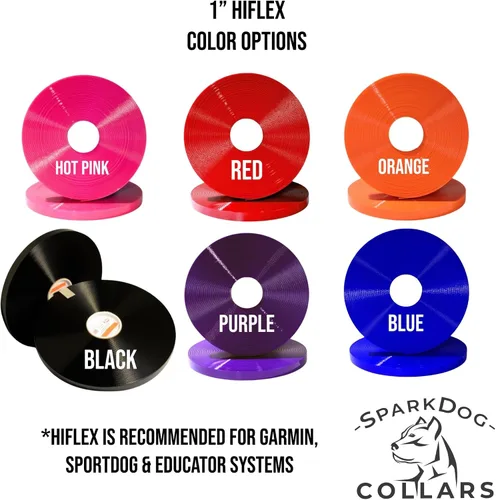 Vista 9 de SparkDog Collars Correa de repuesto para collar electrónico de ajuste rápido de 1 pulgada, ajuste rápido, impermeable y duradera, se adapta a Dogtra
