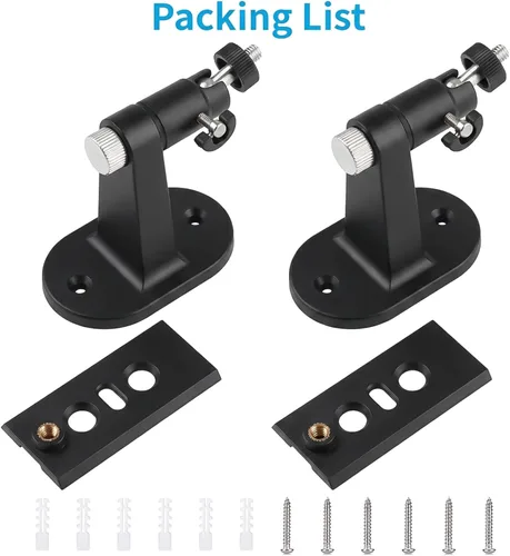 Vista 7 de 2Pack Security Wall Mount for Ring Spotlight Cam Battery and Ring Spotlight Cam Plus/Pro (Battery), 360° Adjustable Indoor/Outdoor Mounting Bracket