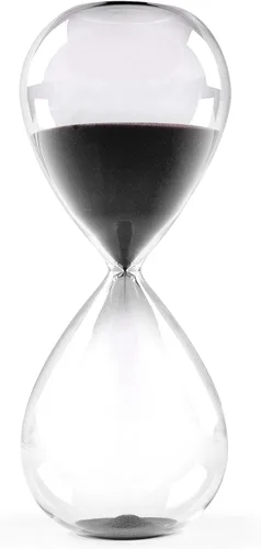 Vista 4 de SWISSELITE - Temporizadores de arena de reloj de arena, reloj de arena inspirado en cristal Para el hogar, escritorio, decoración de oficina