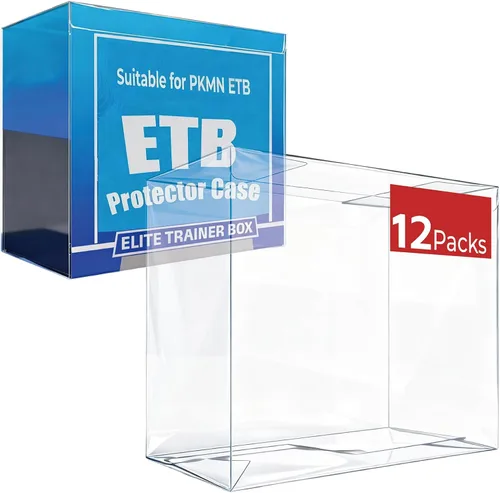 Vista 8 de Heetobcos Funda protectora ETB de plástico PET – 0.020 in transparente Elite Trainer Box Protector – Funda ETB compatible con cajas Elite Trainer