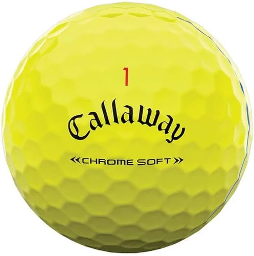 Vista 3 de Callaway Pelotas de golf suaves cromadas 2022 (True Track (rojo/azul)