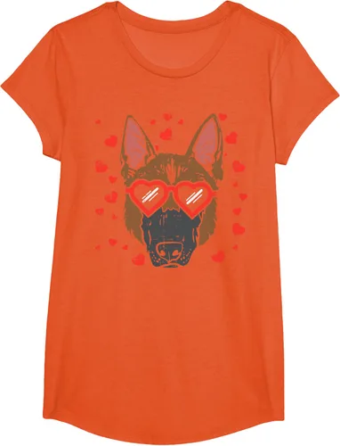 Vista 78 de Camiseta de regalo para perro con cara de pastor alemán, Negro, S