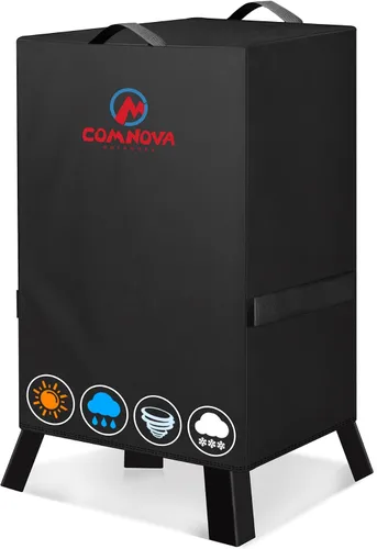 Vista 8 de Comnova - Funda para ahumador eléctrico de 30 pulgadas, 600D, fundas para ahumadores para ahumadores Masterbuilt resistente al agua de servicio