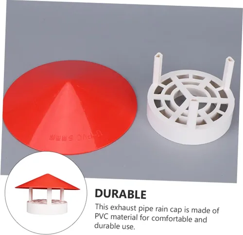 Vista 7 de GANAZONO 1 cubierta de lluvia multifunción para chimeneas, ventilación resistente a la intemperie, fácil instalación, ligera, resistente al