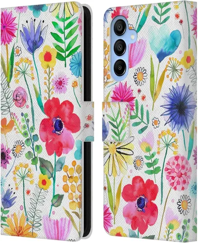 Vista 133 de Head Case Designs Officially Licensed Ninola Butterfly Nature Spring Floral Leather Wallet Case Compatible with Samsung Galaxy A07 4G