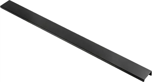 Vista 39 de Tiradores negros de 3.94 pulgadas para gabinete, 6 unidades, espacio entre agujeros de 2.52 pulgadas, tiradores de borde de aleación de aluminio