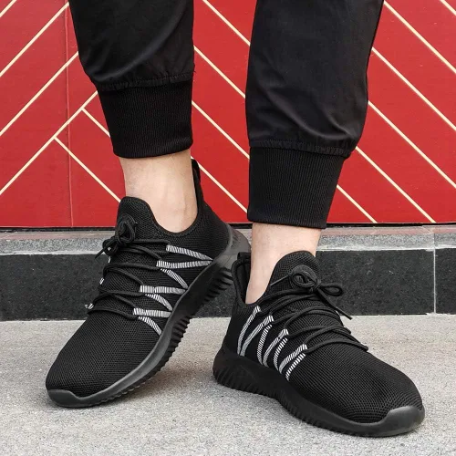Vista 7 de Feethit - Tenis de correr transpirables, ligeros, cómodos y antideslizantes para hombre