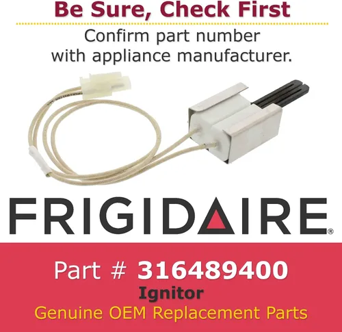 Vista 2 de Frigidaire 316489400 Encendedor de hornear OEM genuino para rangos