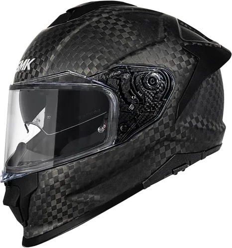 Vista 9 de SMK Helmets Titan Carbon Full Face Motorcycle Helmet