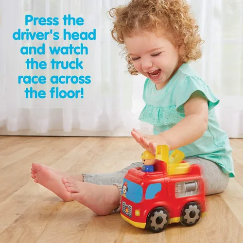 Vista 4 de Kidoozie Presione 'N Zoom Fire Engine