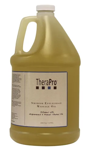 Vista 8 de Aceite de masaje Swedish Effleurage de TheraPro – 8 onzas – Aceite de masaje natural sin perfume para terapia de masaje, aceite de semilla de uva