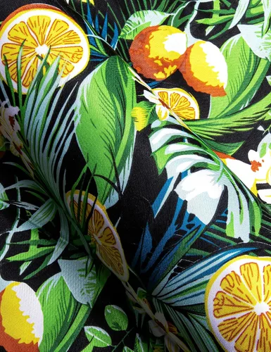 Vista 6 de YOHOWA Camisa hawaiana de manga corta para hombre, casual, con botones, para fiesta de brisa en la playa