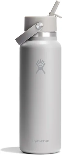 Vista 9 de Hydro Flask Botella de agua – Acero inoxidable aislado – Tapa flexible con popote de boca ancha, antiderrames, a prueba de fugas y recargable