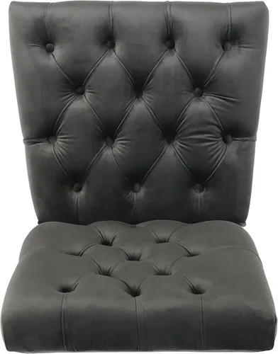 Vista 10 de Christopher Knight Home Carolina Velvet - Sillas de comedor, juego de 2 piezas, color carbón