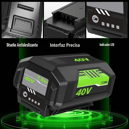 Vista 3 de Reemplazo de 7.5Ah 40 voltios para batería Ryobi 40V 7500mAh OP40601