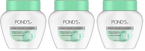 Vista 4 de Ponds Cold Cream - Desmaquillante sin fragancia, 6.1 onzas (paquete de 6)