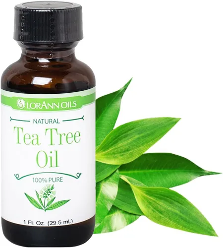 Vista 4 de LorAnn Oils Paquete variado de aceites esenciales de 1 onza (lavanda, menta, árbol de té) con gotero de 1 onza