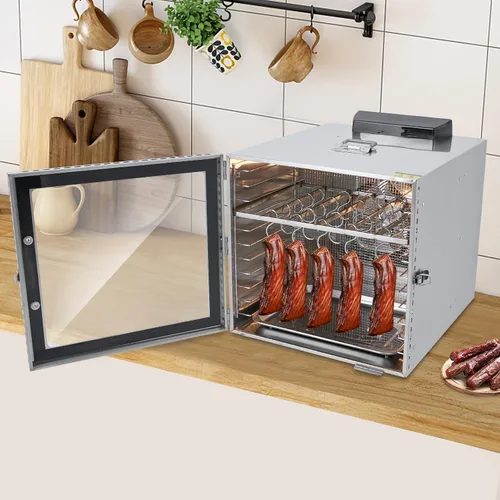 Vista 2 de 1000W Food Dehydrator, 10 Tier Stainless Steel Jerky Dryer Machine