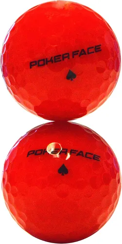 Vista 6 de Poker Face Premium Golf Ball Distancia de color 1dz Extra Distancia Sensación Suave (Combinación de Colores Personalizados)