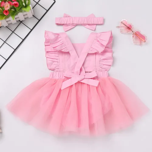 Vista 2 de Mameluco para bebé niña para primer cumpleaños, disfraz de princesa para Halloween, cosplay