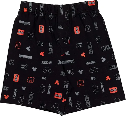 Vista 7 de Disney Camisetas de bebé de Mickey Mouse y pantalones cortos de rizo francés para niños pequeños