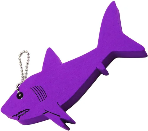 Vista 5 de Liangery Floating Keychain for Boat Keys Marine Fishing Float Key Chain in Shark Style Floating Key Ring with Great Buoyance