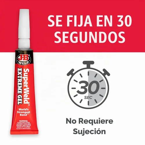 Vista 5 de J-B Weld SuperWeld Extreme Superpegamento - 15 g