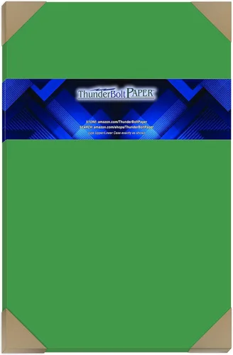 Vista 12 de 125 verde brillante 65lb Cubierta Papel de tarjeta – 3" x 5" (3X5 pulgadas) Foto Card Tamaño del marco – 65 libras/libra peso ligero cartulina