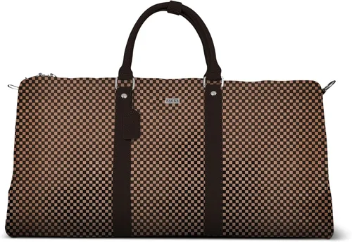 Vista 4 de Packs Travel - Juego de viaje platino Neceser grande de viaje y maquillaje para hombres y mujeres Cuero vegano de lujo, forro