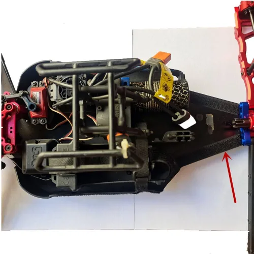 Vista 3 de Chasis a prueba de polvo roca nieve agua suciedad resistente a la suciedad cubierta de protección para ARRMA 1/8 Kraton 6S BLX