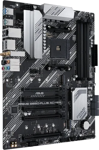 Vista 2 de ASUS Prime B550-PLUS AC-HES AMD AM4 (3ª generación Ryzen) ATX placa base