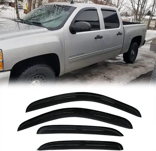 Vista 21 de Protectores de lluvia cromados para ventana GMC Terrain 94167Y 2010-2017