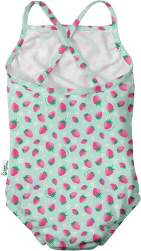 Vista 2 de i play. Baby Girl's Patterned One-Piece Swimsuit