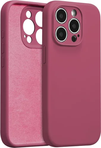 Vista 14 de Funda de silicona para iPhone Air, con [protección completa de la cámara] [forro de microfibra suave antiarañazos], funda de silicona líquida ultra