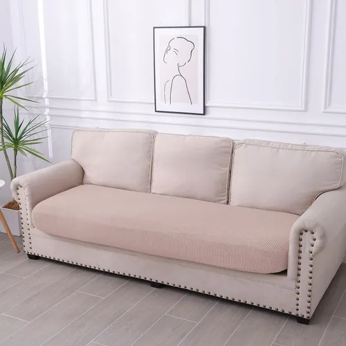 Vista 205 de hyha Fundas impermeables para sofá seccional, fundas de cojín Beige