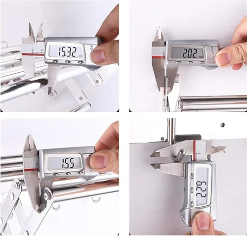 Vista 8 de Estante de secado de ropa plegable para ropa para colgar en la pared, ahorrador de espacio, de acero inoxidable, ajustable, para interiores