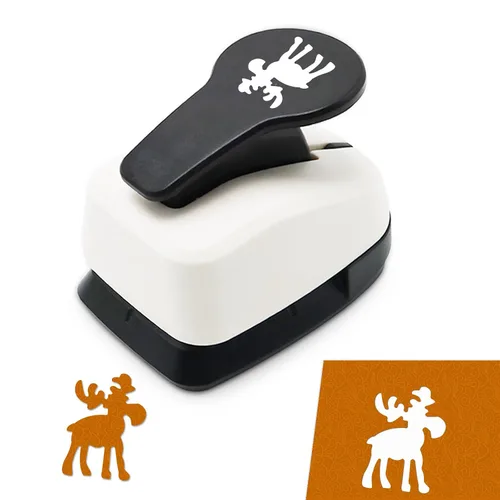 Vista 11 de Perforadora de Navidad de 1 pulgada, Perforadora de Campana para Manualidades de Papel, perforadora con forma de campana para manualidades