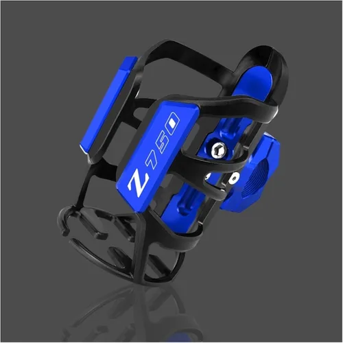 Vista 15 de Z - Accesorios CNC para motocicleta Kawasaki Z750 Z900 Z750R/750S ajustable para botella de agua de bebidas soporte X (color Z750 negro)