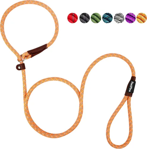 Vista 16 de PetiFine Correa antideslizante reflectante para perro, correa antideslizante resistente de 6 pies x 1/2 pulgadas Negro