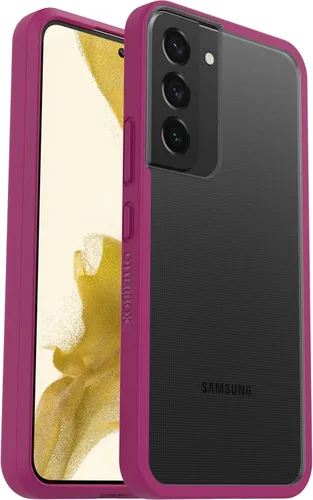 Vista 8 de OtterBox Funda para Galaxy S22 Prefix Series, cristal negro (negro/transparente), ultrafina, apta para bolsillo, bordes elevados que protegen