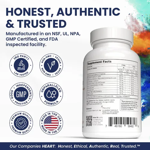 Vista 3 de Ultra Human Apoyo diario para el bienestar: limpieza de desintoxicación de metales pesados, con zeolita, shilajit, clorella orgánica y espirulina