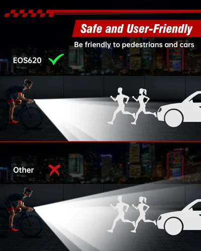 Vista 6 de Luces de bicicleta para montar de noche, luz trasera delantera recargable por USB, juego de faros de bicicleta, luz de aluminio, IPX5 impermeable