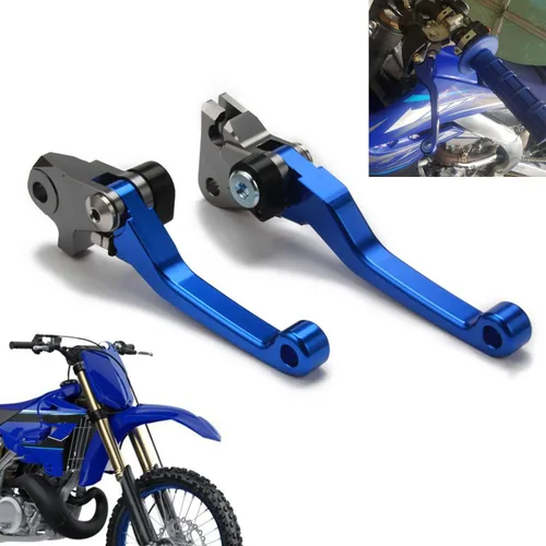 Vista 3 de AnXin Palancas de freno y embrague pivotantes CNC de aluminio mecanizado para motocicleta YZ125 YZ250 15-23 YZ250F 09-23 YZ125X 17-23 YZ250X 16-23
