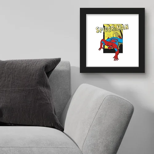 Vista 3 de Trends International Gallery Pops Marvel Spider-Man - Póster de pared retro Spotlight Daily Bugle para pared, 12.00 x 12.00 pulgadas, versión