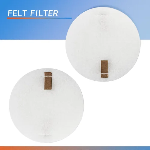 Vista 4 de Juego de filtros de espuma y fieltro de repuesto para aspiradoras Shark Rotator Pro NV500, NV500CO, NV501, NV502, NV503, NV500W y NV550, parte #