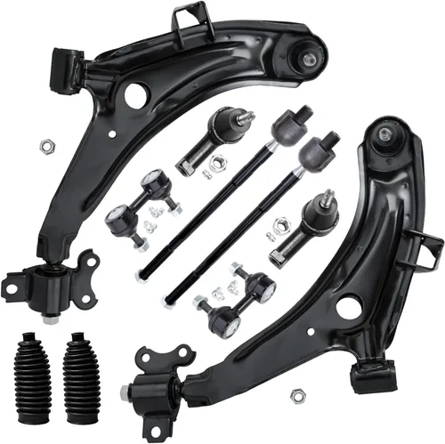 Vista 699 de Detroit Axle - Kit de suspensión frontal de 10 piezas para Dodge Avenger 2008-2014, Chrysler Sebring 2007-2010, 2 brazos de control inferiores, 2